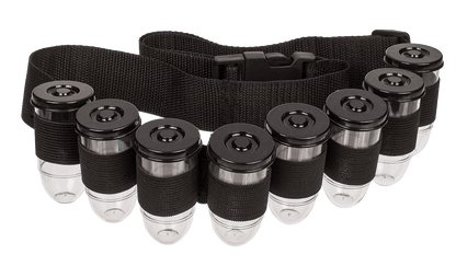 Shot Belt, with 8 shot bottles,