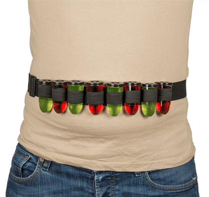 Shot Belt, with 8 shot bottles,