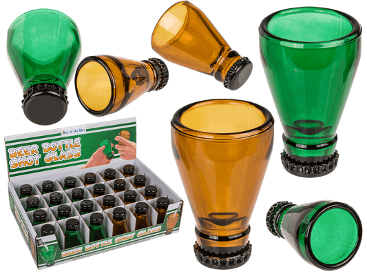 Beer Bottle Shot Glass. for approx. 40 ml,