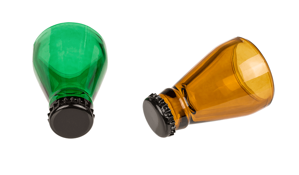 Beer Bottle Shot Glass. for approx. 40 ml,