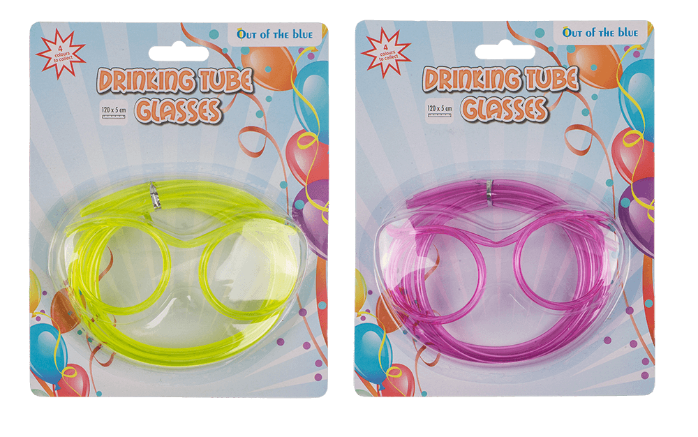 Drinking tube, Glasses,