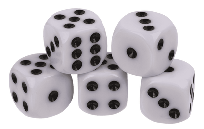 Dice game set, 5 dices, 1 dice cup,