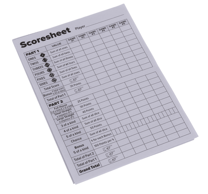 Dice game set, 5 dices, 1 dice cup,