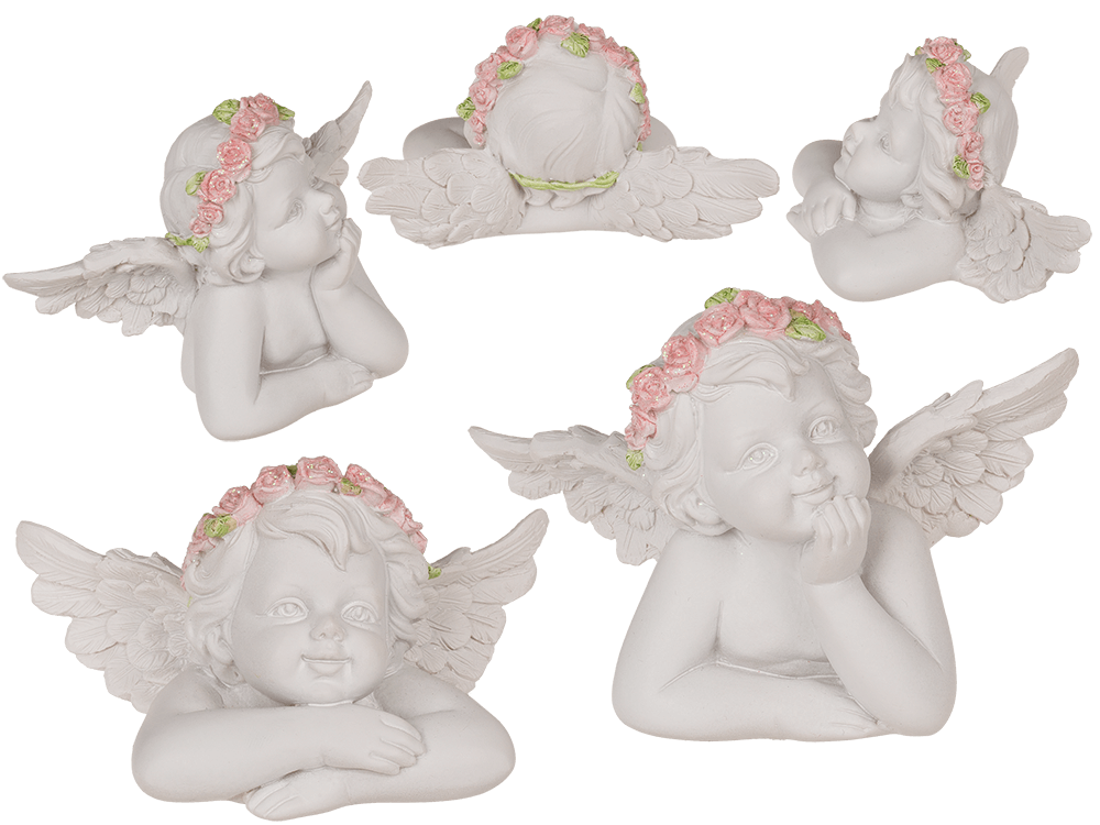 Angel couple,Amused,