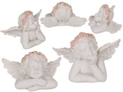 Angel couple,Amused,