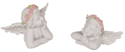 Angel couple,Amused,