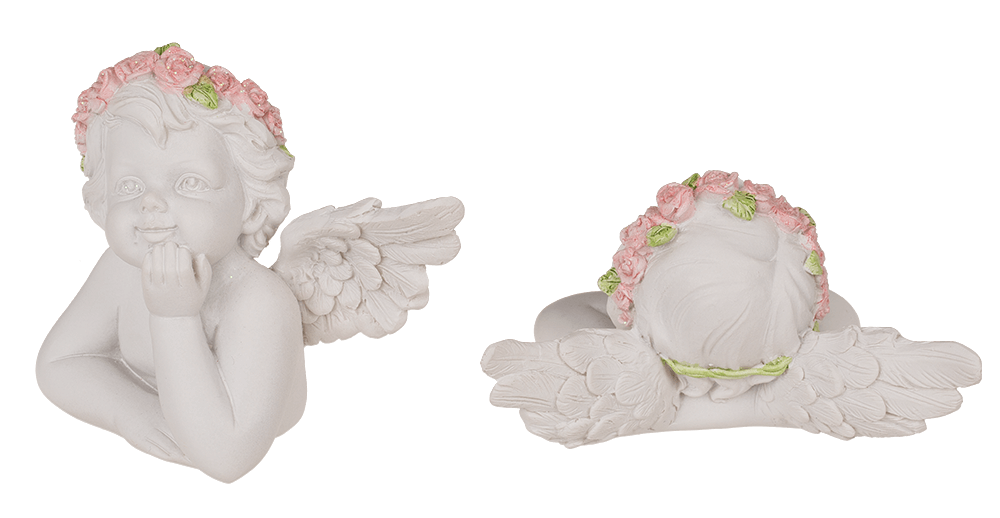 Angel couple,Amused,