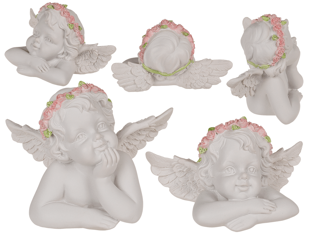 Angel Couple, Amused,