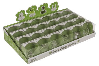 Glass lucky symbols, 4.5 cm,