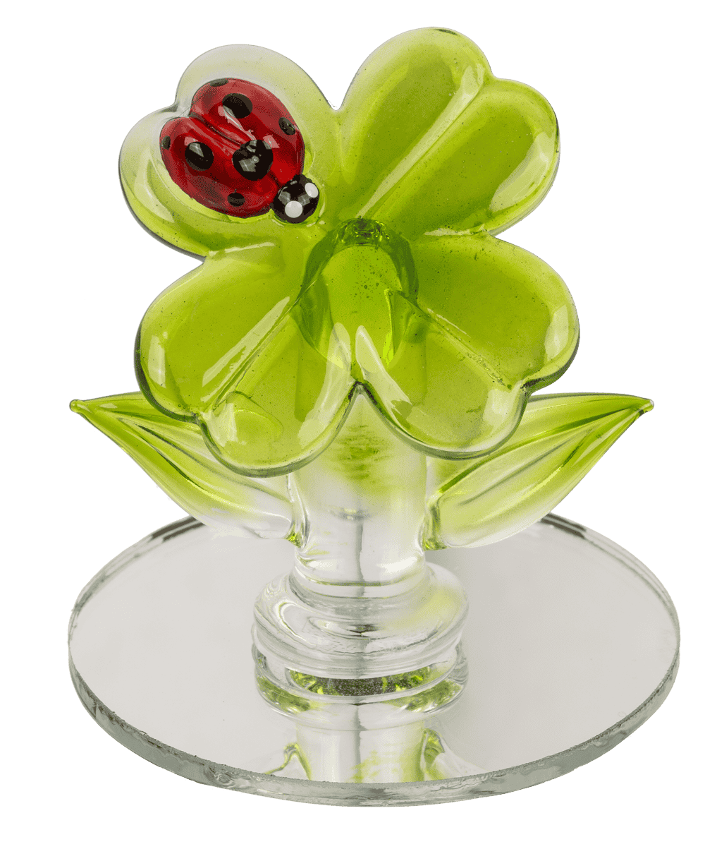 Glass lucky symbols, 4.5 cm,