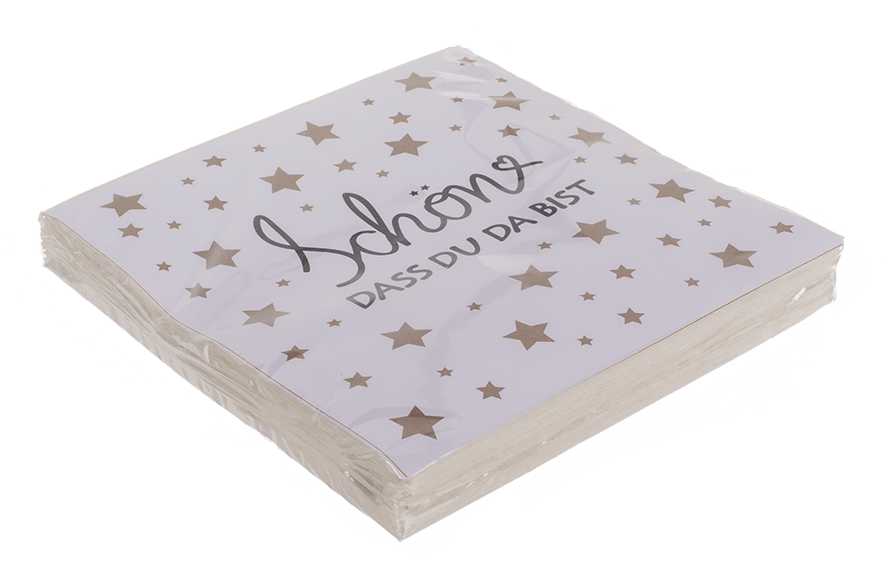 Paper napkins, Schön, dass Du da bist,