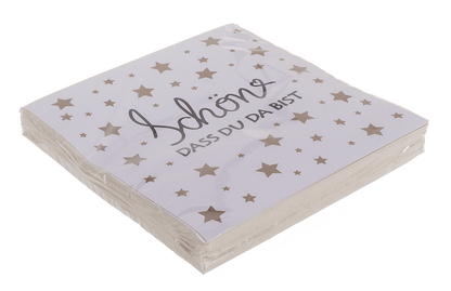 Paper napkins, Schön, dass Du da bist,