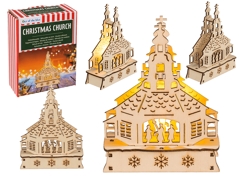 Wooden  silhouette,  Barockkirche,