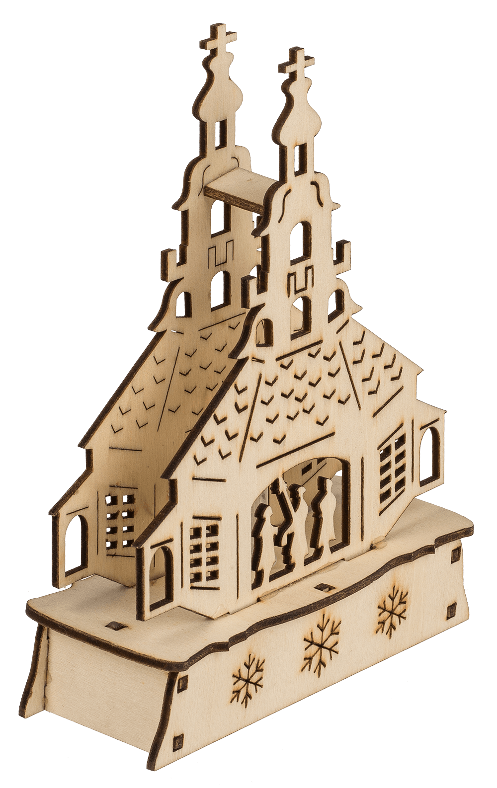 Wooden  silhouette,  Barockkirche,