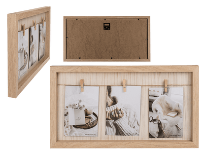 Natural coloured wooden frame, Clothes Line,