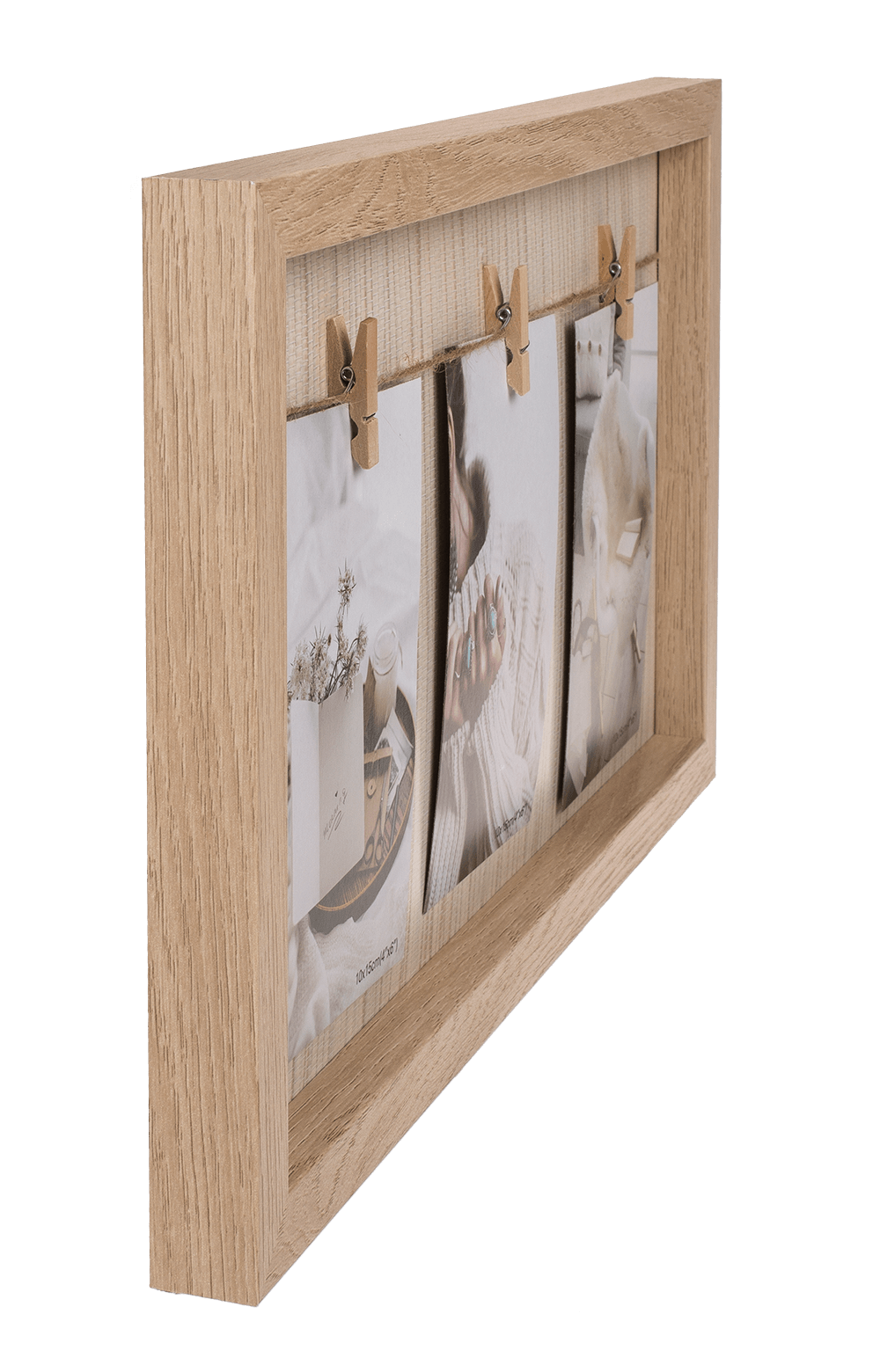 Natural coloured wooden frame, Clothes Line,