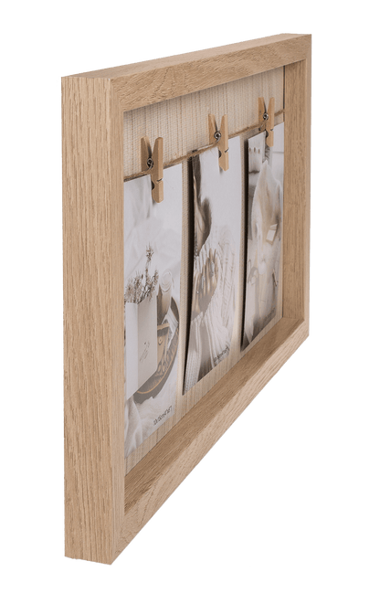 Natural coloured wooden frame, Clothes Line,