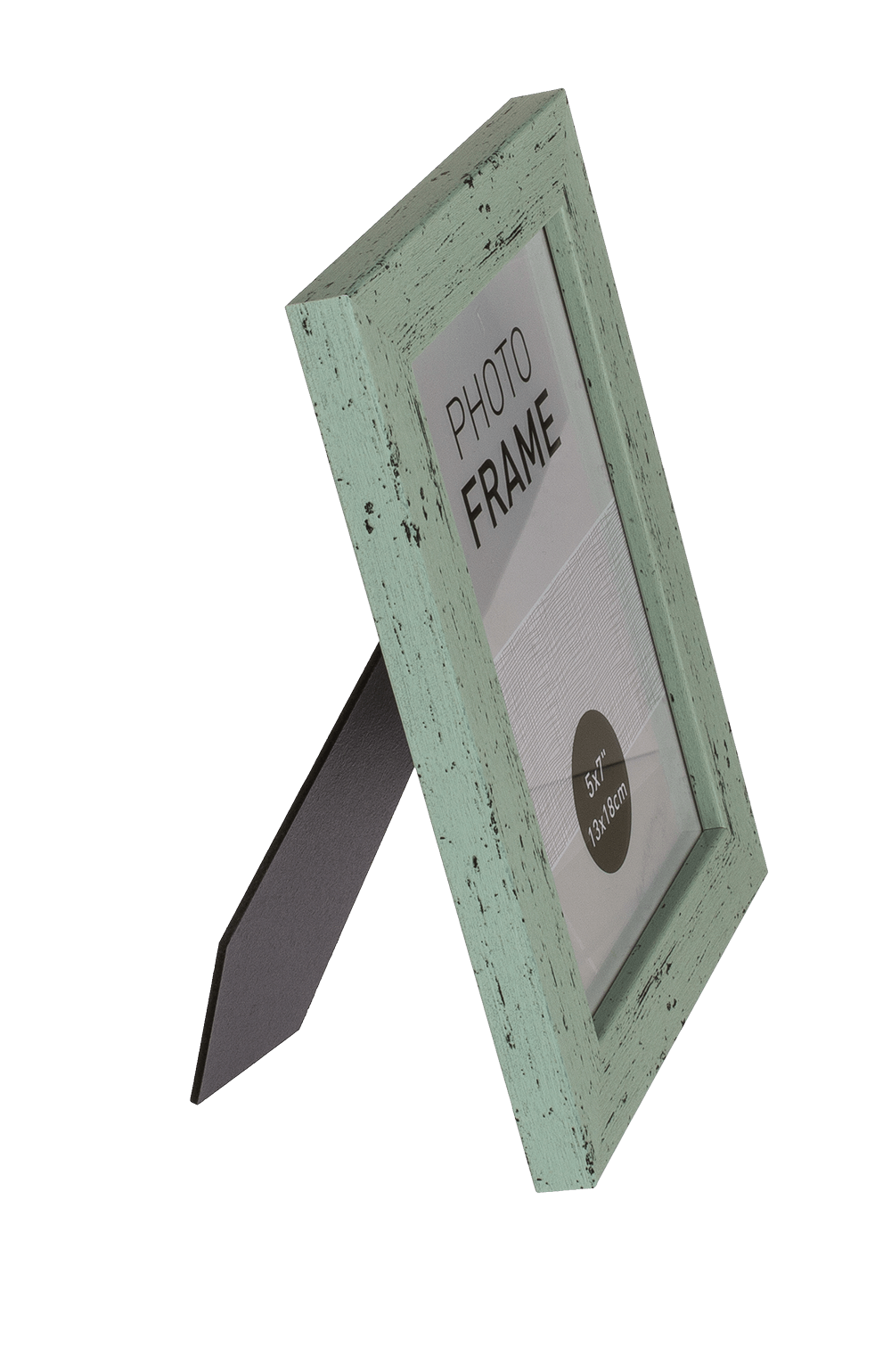Pastel-Coloured Plastic Photo Frame in Wooden,