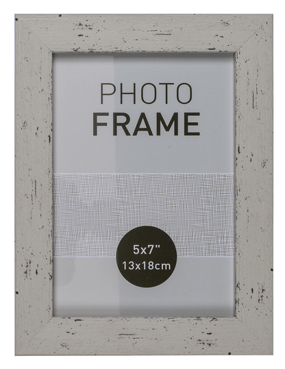 Pastel-Coloured Plastic Photo Frame in Wooden,