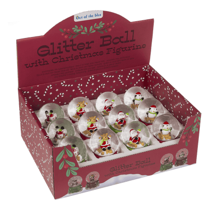 Polyresin snow globe, Merry Christmas,