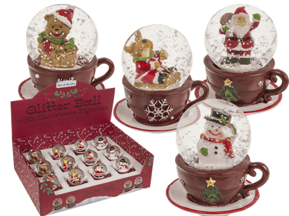 Polyresin snow globe, Christmas figurines,