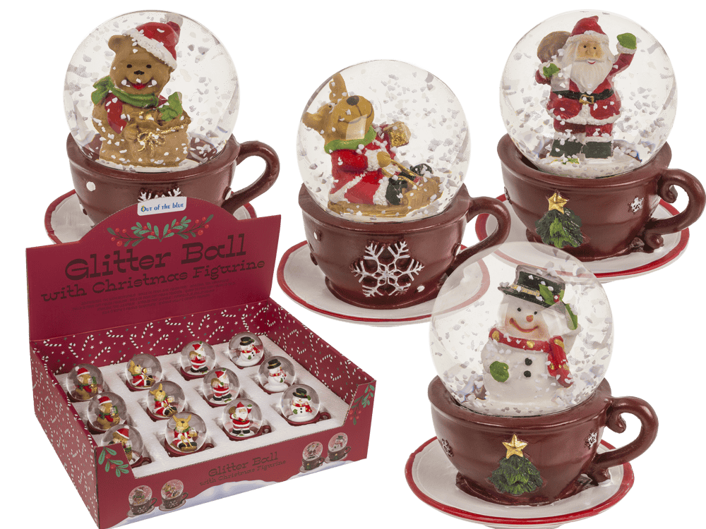 Polyresin snow globe, Christmas figurines,