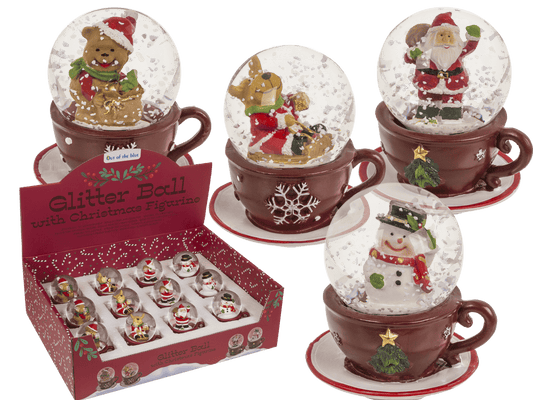 Polyresin snow globe, Christmas figurines,