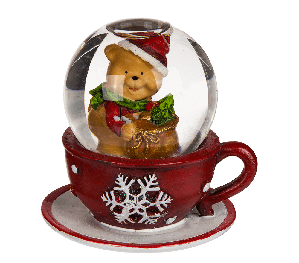 Polyresin snow globe, Christmas figurines,