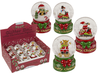 Polyresin snow globe, Christmasfigures,