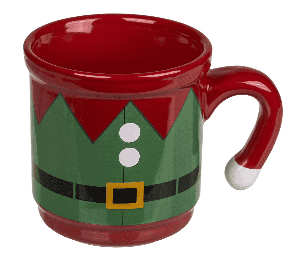 Mug with Christmas design (Santa Claus & Santa,