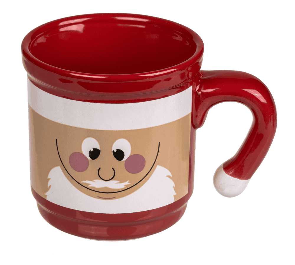 Mug with Christmas design (Santa Claus & Santa,
