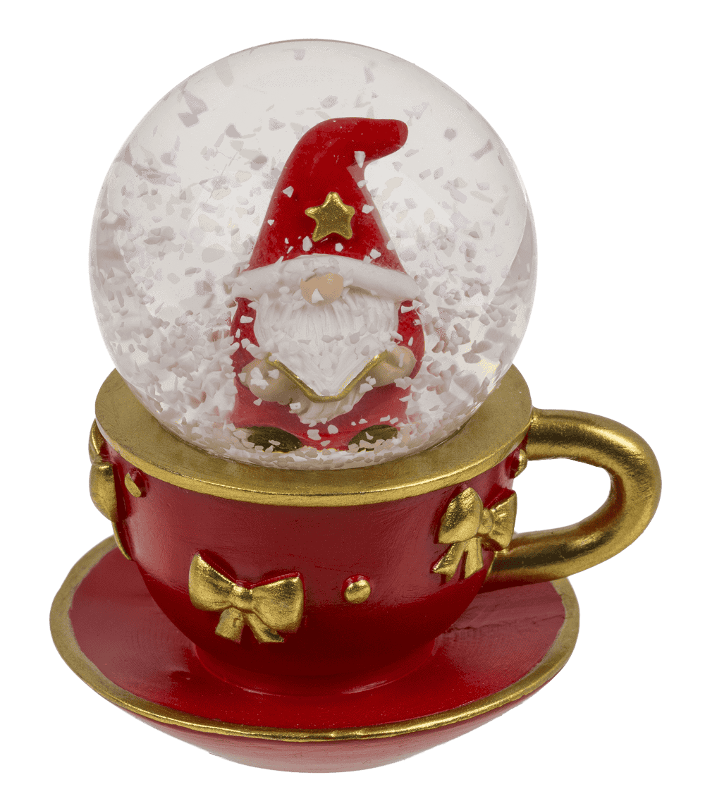 Snow Globe, X-MAS Elf, on base,