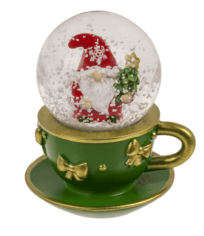 Snow Globe, X-MAS Elf, on base,
