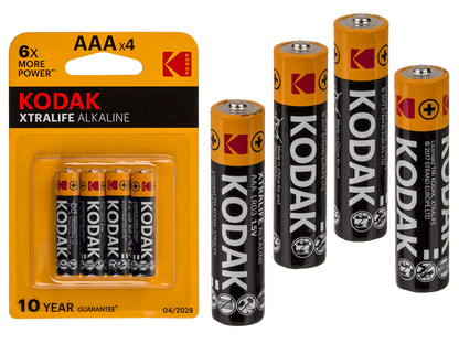 Alkaline micro battery, Kodak Xtralife,