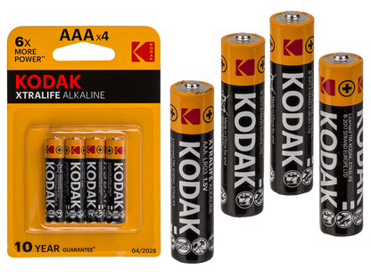 Alkaline micro battery, Kodak Xtralife,