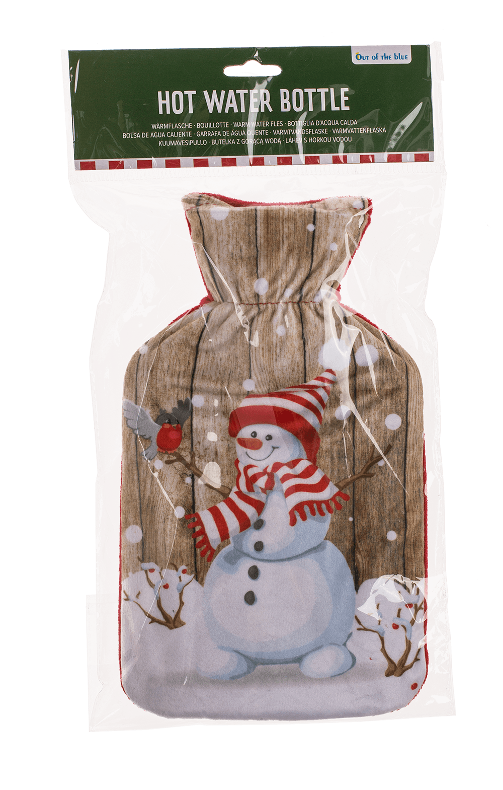 Hot water bottle Christmas Santa, penguin,