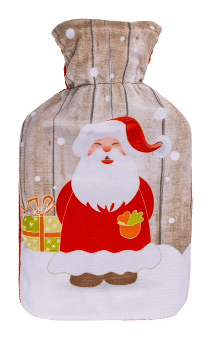 Hot water bottle Christmas Santa, penguin,