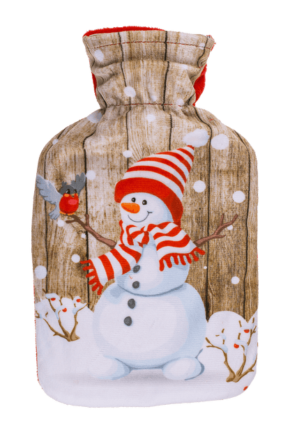 Hot water bottle Christmas Santa, penguin,