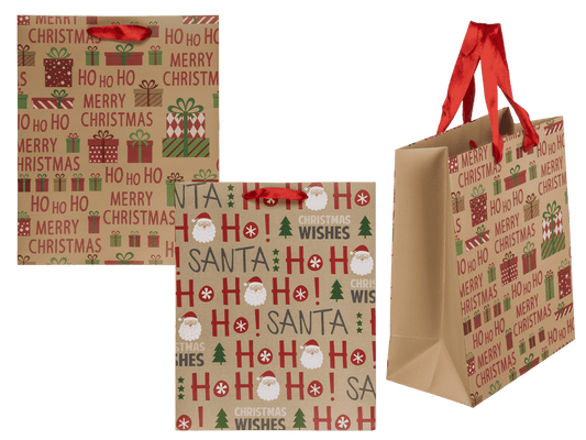 Paper gift bag, Ho Ho Ho,