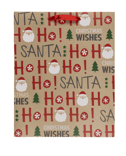 Paper gift bag, Ho Ho Ho,
