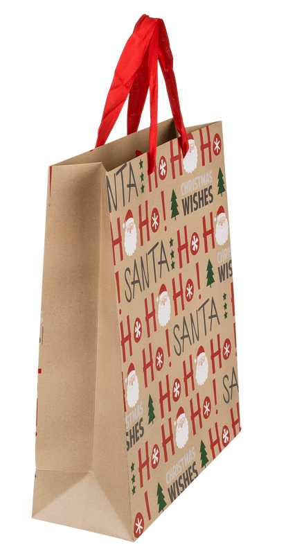 Paper gift bag, Ho Ho Ho,