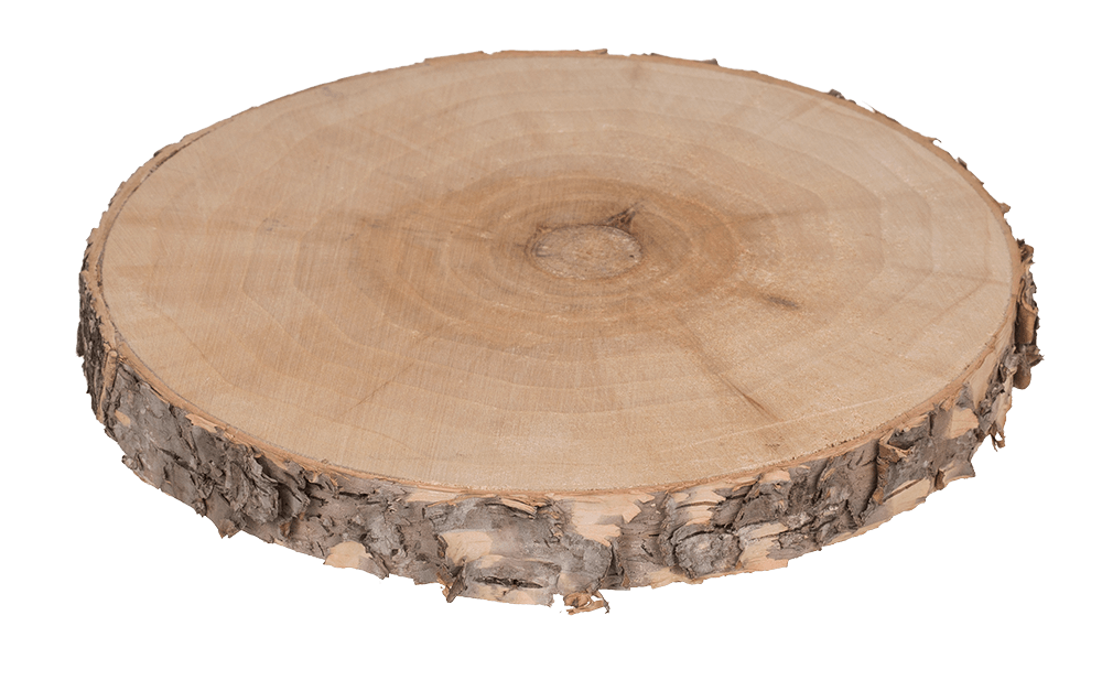 Wooden decoration slice,