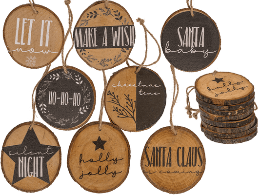 Wooden decoration hanger, Modern Christmas,