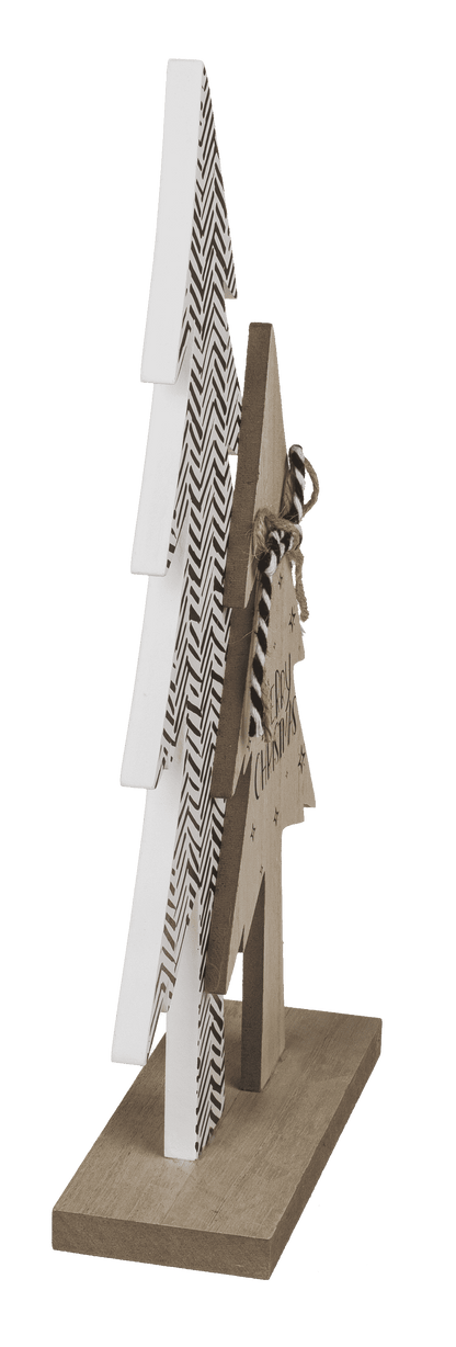 Wooden tree, Merry Christmas,