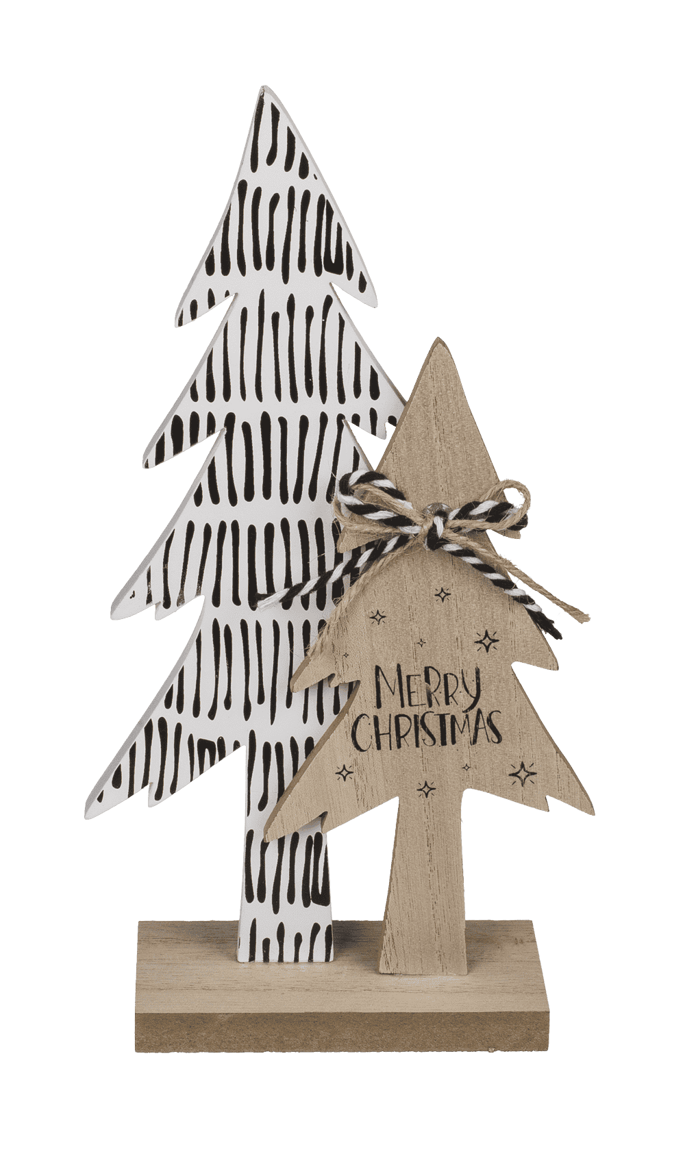 Wooden trees, Merry Christmas,