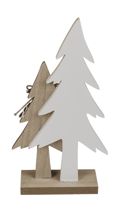 Wooden trees, Merry Christmas,