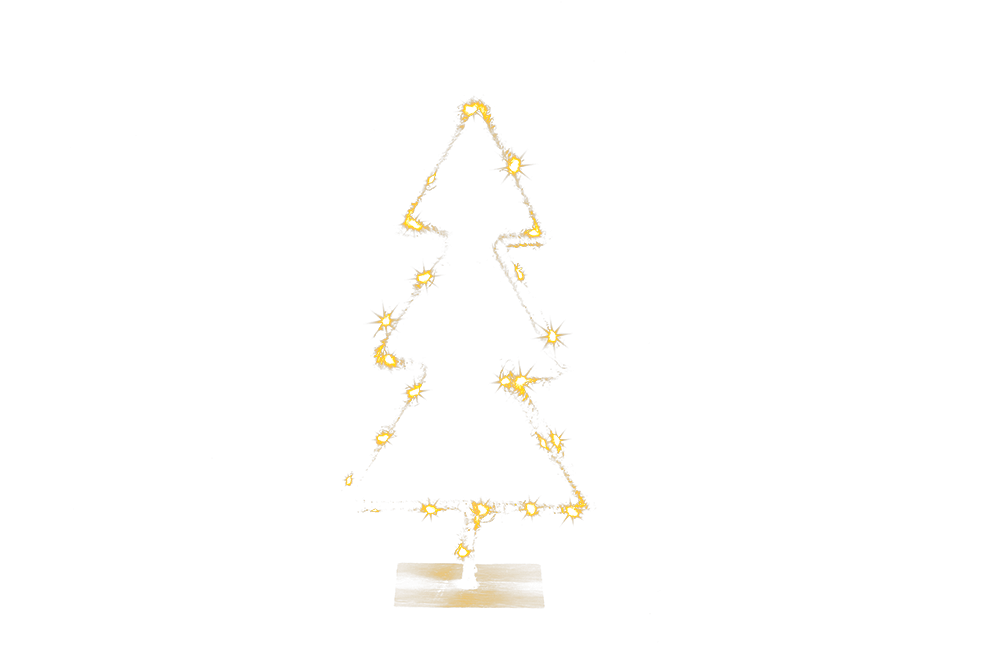 Metal tree with Jute decoration & LED
