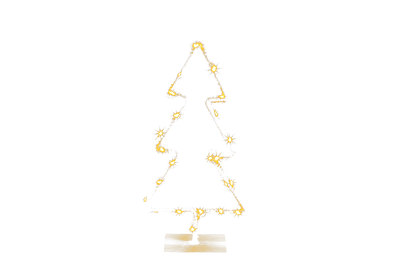 Metal tree with Jute decoration & LED