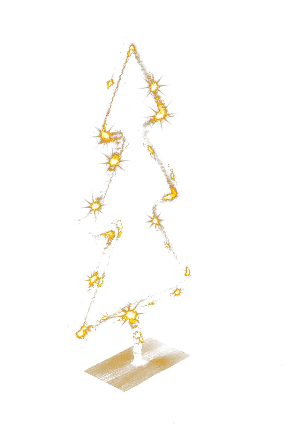 Metal tree with Jute decoration & LED