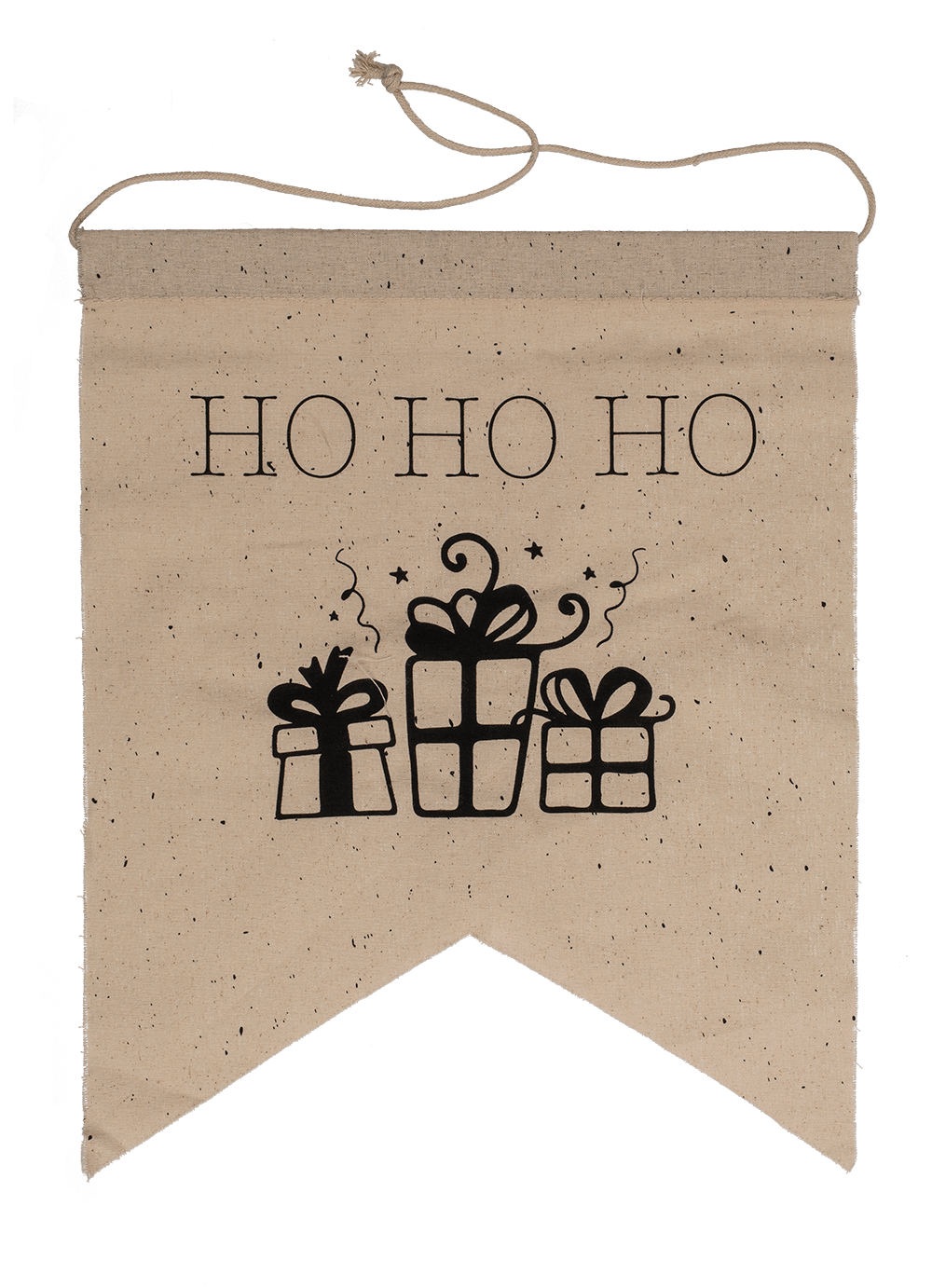 Natural colored pennant, Christmas,